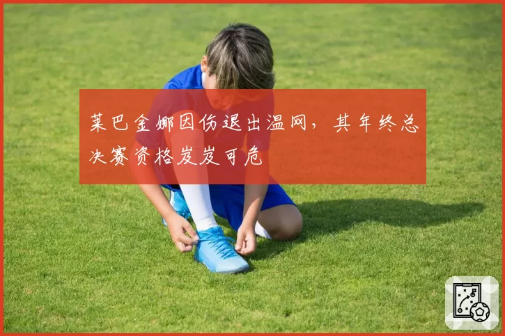 莱巴金娜因伤退出温网，其年终总决赛资格岌岌可危